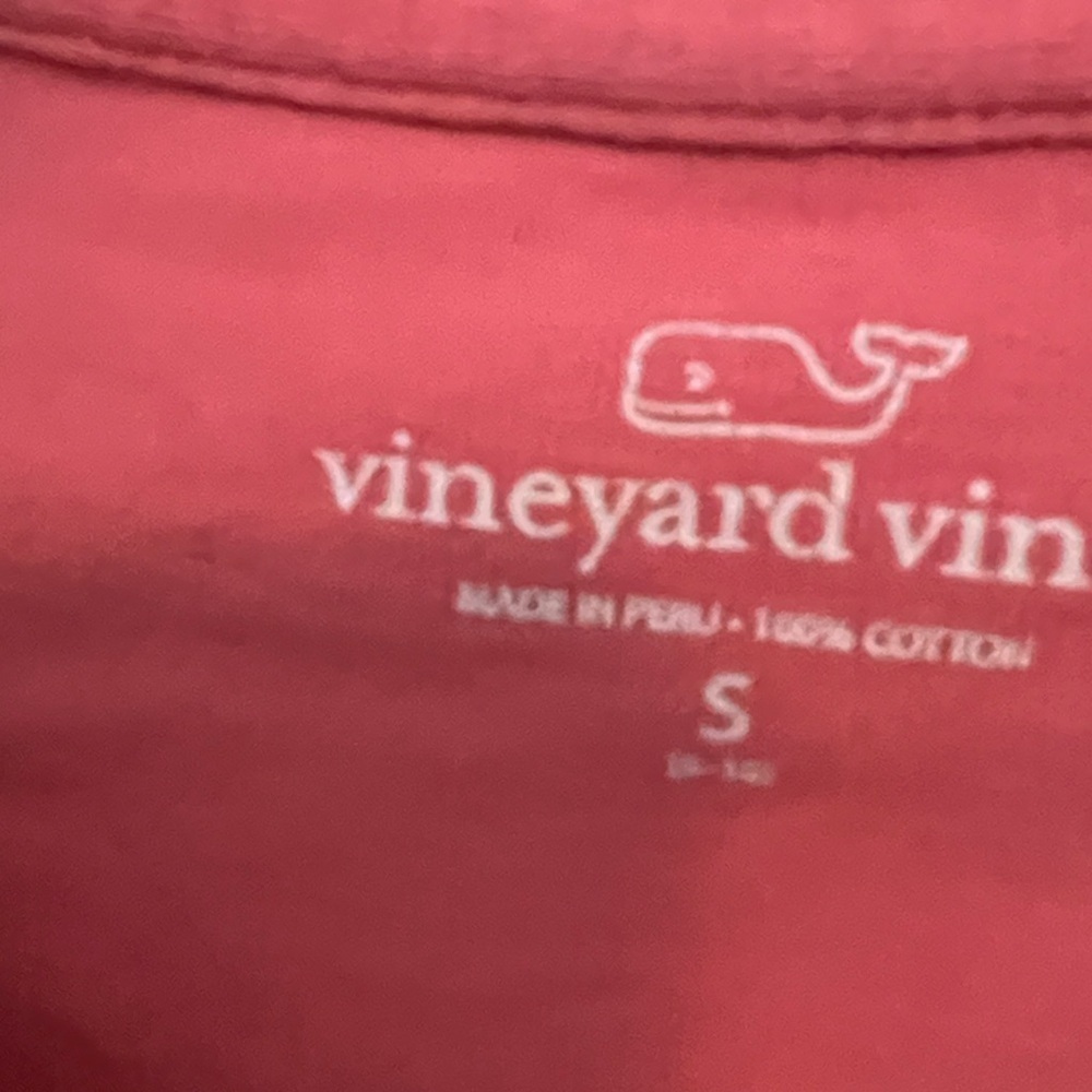 Vineyard Vines Coral Whale Long Sleeve Tee - Picture 3 of 5